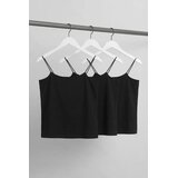 Trendyol Set ženskih majica Tbbaw26Cv00001, 3 komada, Crni Cene