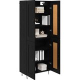  Highboard Crni hrast 69,5 x 34 x 180 cm Konstruirano drvo | shoptok.hr