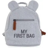 Childhome dječji ruksak my first bag canvas grey