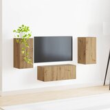  Set TV komoda 6 kom. Umjetnički hrast Konstruirano drvo | shoptok.hr
