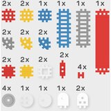 Marioinex Mini Waffle konstruktor 35 kom, plava | Eponuda.com