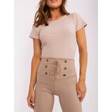 Och Bella Leggings-TW-LG-OB059.37X-dark beige | Eponuda.ba
