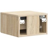  Noćni ormarić za montažu na zid s ladicama 2 pcs Hrast sonoma | shoptok.hr