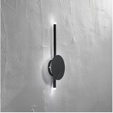  Ondaluce - LED prigušiva zidna svetiljka JAMES LED/16W/230V crna | Eponuda.com