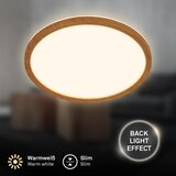 BRILO plafonjera led 18 w 2400 lm 3000 k wood o | shoptok.hr