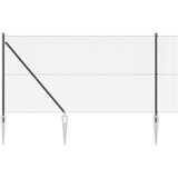 vidaXL varjena žičnata ograja s 7 konicami Siva 1.4x10 m Jeklo | Shoptok.si