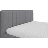 CARRYHOME OBLAZINJENA POSTELJA 140 cm x 200 cm , tekstil svetlo siva | Shoptok.si