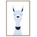  Slika - Lovely Llama (1 Part) Vertical 40x60 U prirodnom drvenom okviru | shoptok.hr