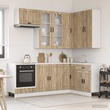  Kuhinjska jedinica PORTO 8 kom. Hrast sonoma Konstruirano drvo | shoptok.hr