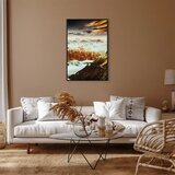  Slika - Copper Mountains (1 Part) Vertical 40x60 U crnom drvenom okviru | shoptok.hr