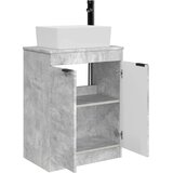 Kupaonski umivaonik s sudoperom Betonska siva 54 x 35 x 83 cm | shoptok.hr