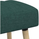  Klupa s utorima Tamnozelena 110 x 40 x 46 cm Tkanina | Eponuda.ba