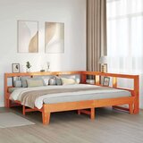  Krevet s regalom za knjige bez madraca 180x200 cm od borovine | shoptok.hr