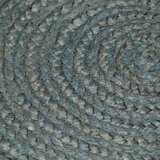  Ručno rađeni tepih od jute okrugli 120 cm maslinastozeleni | shoptok.hr
