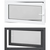  Prozor za podrum RISOR 110 x 70 cm PVC i staklo Antracit | Eponuda.com