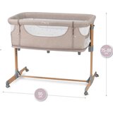 Momi kolevka za bebe Smart Bed Beige, 0m+