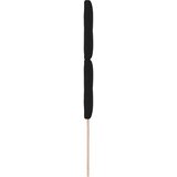  LED glava kreveta s LED trakama Crna 100 cm tkanina | shoptok.hr