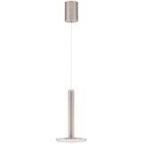Nova Luce Kovinska LED viseča svetilka v mat srebrni barvi ø 15 cm Palencia – | Shoptok.si