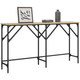  The Living Store Konzolna mizica sonoma hrast 140x29x75 cm inženirski les - Konzolna Mizica, (21448145) | Shoptok.si