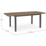 BIZZOTTO Aluminijasta vrtna miza 90x140 cm Elias – | Shoptok.si