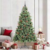  Umjetno božićno drvce 300 LED lampica Topla bijela PVC i metal | shoptok.hr