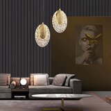 Toolight Viseća Kristalna Lampa LED Złota | shoptok.hr