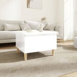  Bočni stolić sjajni bijeli 50 x 46 x 35 cm konstruirano drvo | shoptok.hr