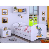 Happy_babies Dečiji krevet Slon sa loptom 180x90cm, Sa fiokom, Beli Cene