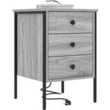  Noćni ormar Sivi hrast sonoma 42 x 41 x 61 cm Konstruirano drvo | shoptok.hr