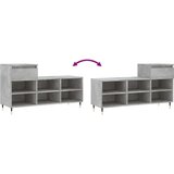 vidaXL Ormarić za cipele boja betona 102x36x60 cm konstruirano drvo | shoptok.hr