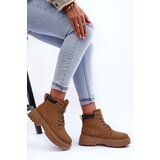 Boto Women's Quilted Lined Boots Corbin Dark Beige | ePonuda.com