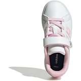 Adidas Športni čevelj 'Disney Minnie Mouse Grand Court' bež / jajčevec / roza / bela | Shoptok.si