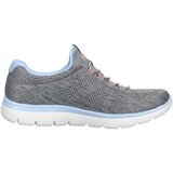 Skechers Nizke superge svetlo modra / pegasto siva / roza | Shoptok.si