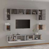  Komplet TV omaric 8-delni siv sonoma konstruiran les, (20734655) | Shoptok.si