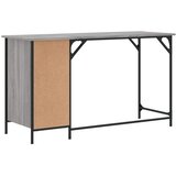  Stol za računalo boja sivog hrasta sonome 131x48x75 cm drveni | shoptok.hr