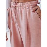DStreet Spodnie damskie wide leg MILLIVIO różowe | Shoptok.si