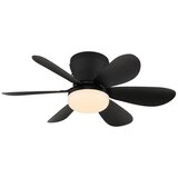 Globo 03625S - LED prigušiva stropni ventilator DELORES LED/5W/230V 2700-6500K crna + daljinski upravljač | Eponuda.com