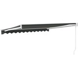 Tenda na uvlačenje antracit 3,5 x 2,5 m od tkanine i aluminija | shoptok.hr