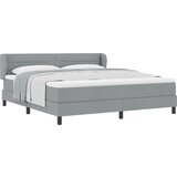 vidaXL Box Spring postelja z vzmetnico svetlo siva 180x200 cm tkanina, (22051840) | Shoptok.si