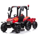 Traktor na akumulator s prikolico BLT-206 – rdeč | Shoptok.si