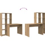 vidaXL Stol hrast artisan 138.5 x 55 x 143 cm Konstruirano drvo | shoptok.hr