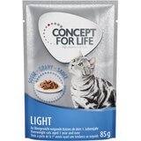 12 x 85 g Concept for Life po posebni ceni! - Light Cats v omaki | shoptok.hr