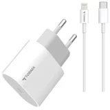 PUNJAČ TYPE-C 20W KABEL USB TYPE-C NA LIGHTNING 1M TORIMA