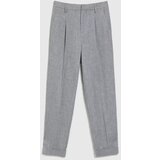 Marisse Gray Suit Trousers With Rolled-Up Legs And Creases | ePonuda.com