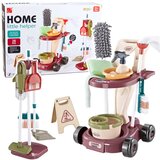  Dječji set za čišćenje s kolicima, krpom i usisavačem, 26 dijelova. | shoptok.hr