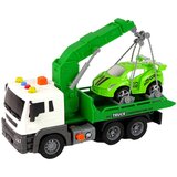 CAR Transporter Roadside Assistance Tow Truck 1:16 Green Sound Lights | shoptok.hr