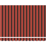 Tenda na uvlačenje narančasto-smeđa 3x2,5 m tkanina i aluminij | shoptok.hr