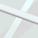  Klizna vrata bijela 76x205 cm od kaljenog stakla i aluminija | Eponuda.com
