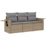  3-dijelni set vrtnih sofa od poliratana s jastucima bež | shoptok.hr