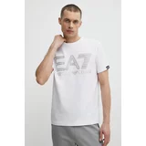 Ea7 Emporio Armani Kratka majica moški, bela barva